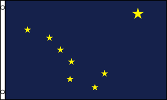 alaska flag 2x3ft poly