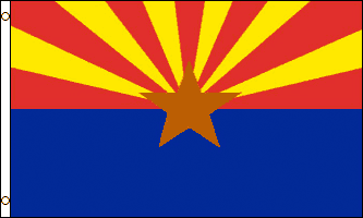 arizona flag 3x5ft poly