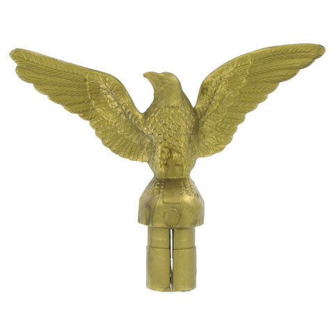 6ft Brushed Aluminum Flag Pole with Decorative Eagle Topper