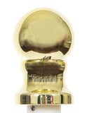 Gold Ball Flag Pole Topper Finial Replacement for Spinning Pole (2 in.)