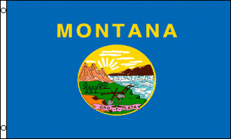  montana flag 2x3ft poly
