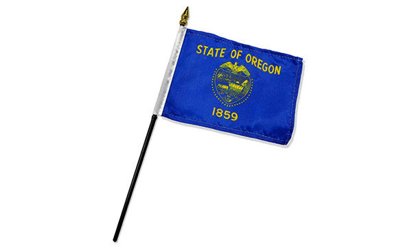  oregon 4x6in stick flag