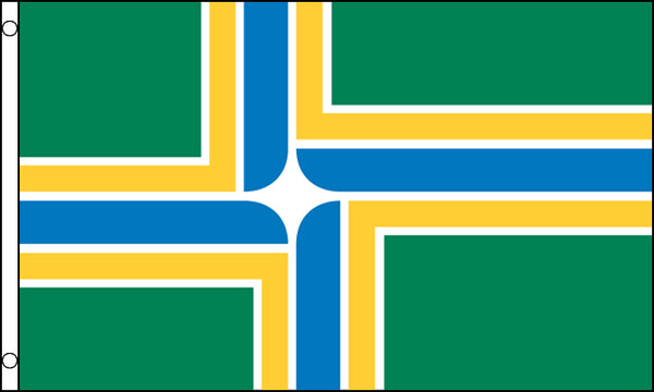 portland city flag 3x5ft poly