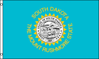  south dakota flag 2x3ft poly