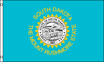 south dakota flag 3x5ft poly