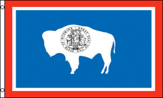  wyoming flag 2x3ft poly