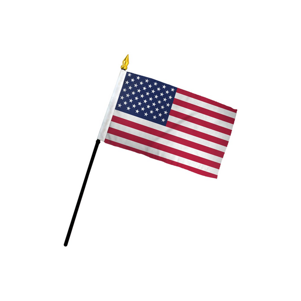 USA STICK FLAG, 4x6”