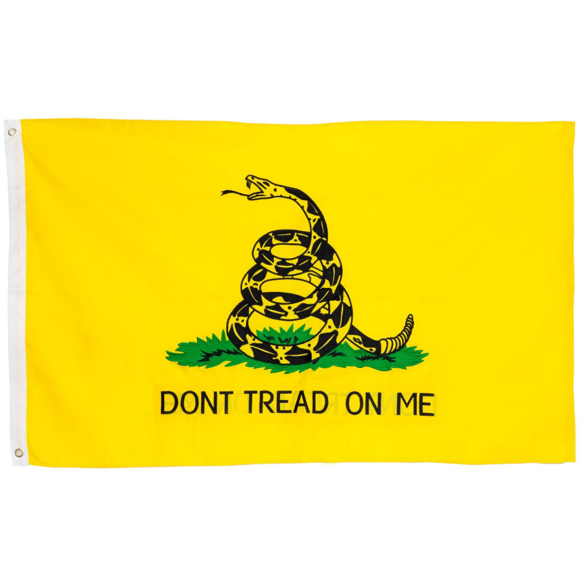 Gadsden Dont Tread On Me Flag 3x5 ft, Double-Sided, Heavy Duty Rattle