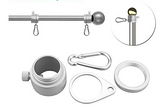 Aluminum Flag Pole Ring kit