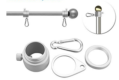 Aluminum Flag Pole Ring kit