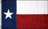 Texas Flag, High Quality Appliqued Star, Various Sizes