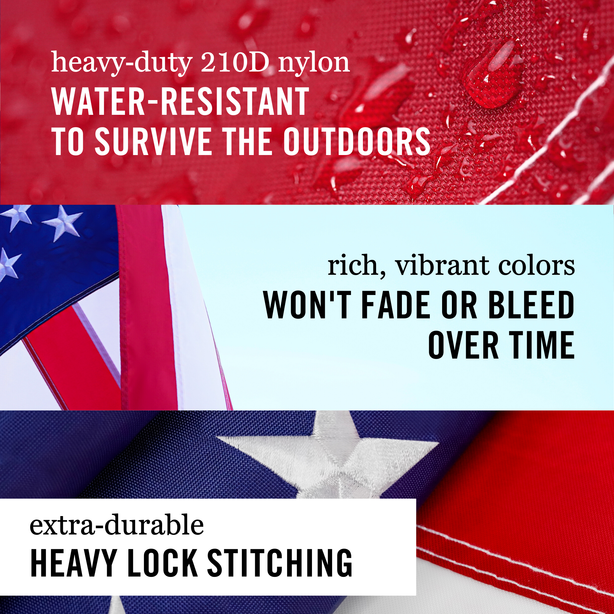 American Flag 10x15 Outdoor Heavy Duty - Premium US Flag 10x15 ft