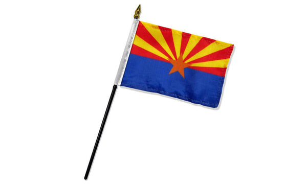 arizona 4x6in stick flag