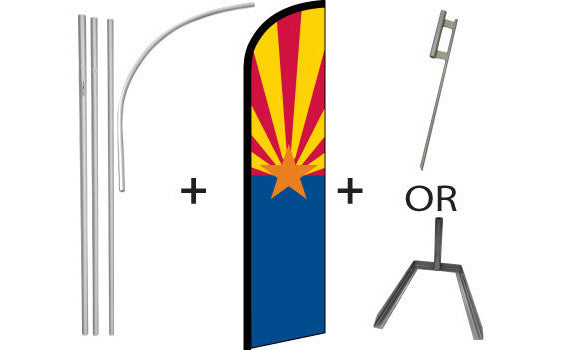 arizona windless banner pole kit