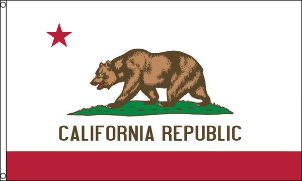 california flag 2x3ft poly