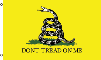 3x5ft Gadsden Flag (Don't Tread On Me, Dura)