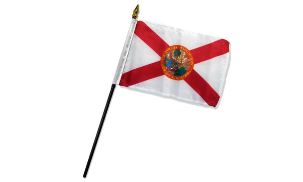 florida 4x6in stick flag