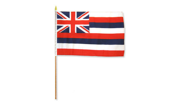 hawaii 12x18in stick flag