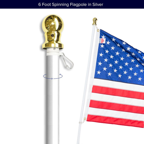 Flagpole Spinning 6ft foot
