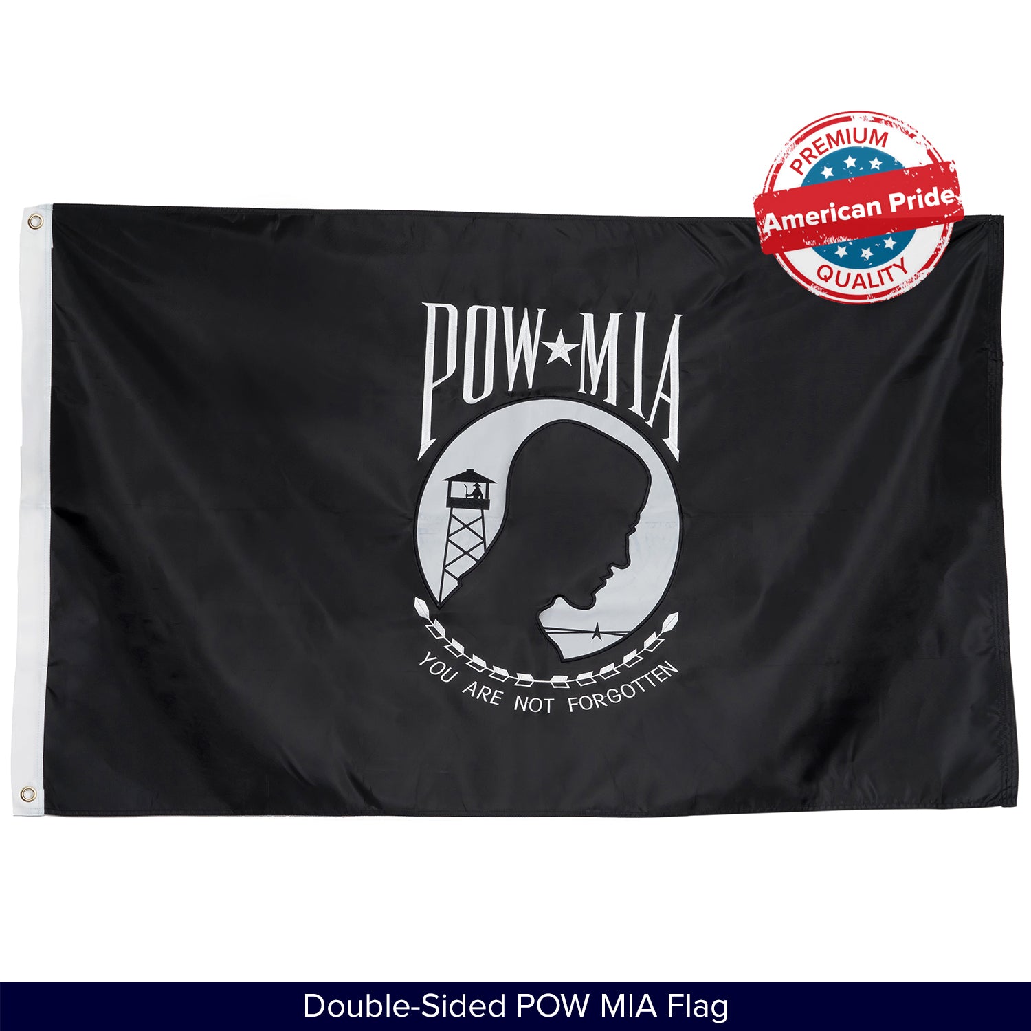 flag pow mia motorcycle helmet POW-MIA Flag, Double-Sided Embroidered, 3x5 ft
