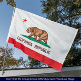 3x5ft California State Flag with Double Sided Embroidery