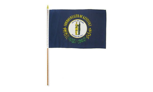 kentucky 12x18in stick flag