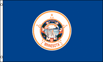 minnesota flag 2x3ft poly