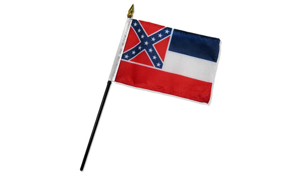 mississippi 4x6in stick flag