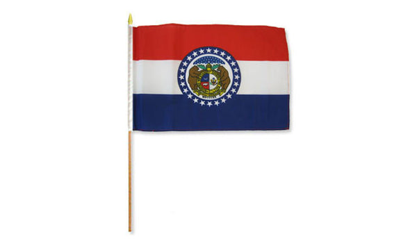 missouri 12x18in stick flag