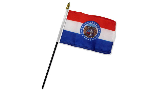 missouri 4x6in stick flag