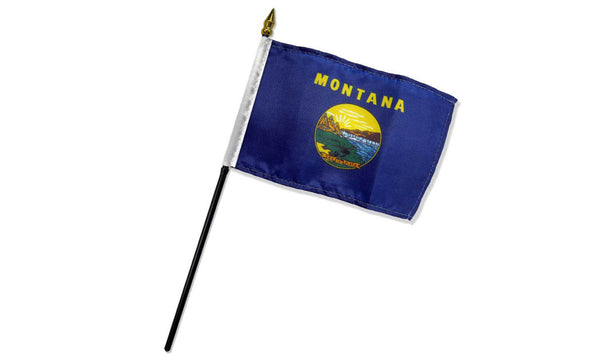  montana 4x6in stick flag