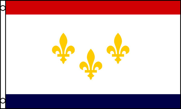 new orleans city flag 3x5ft poly