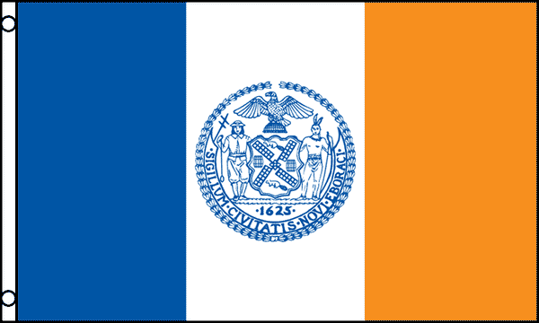  new york city flag 3x5ft poly