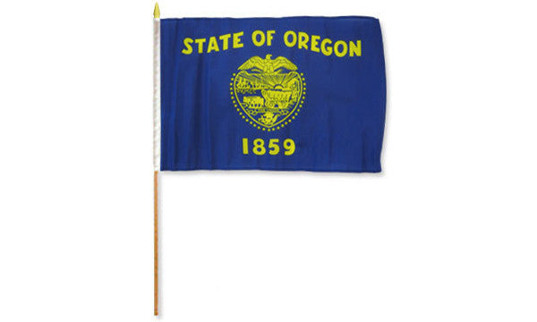  oregon 12x18in stick flag