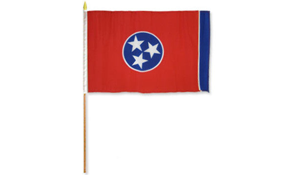  tennessee 12x18in stick flag