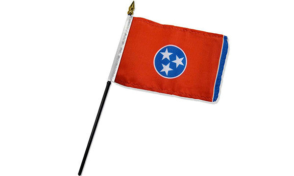  tennessee 4x6in stick flag