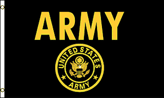 us army gold flag 3x5ft poly