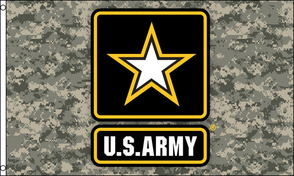 us army star camo flag 3x5ft poly