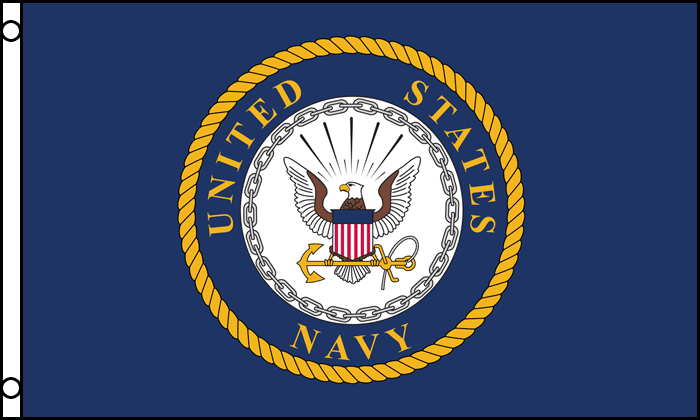 2x3 US Navy Ship Emblem Crest Flag 2'x3' House Banner grommets super polyester e 2x3 US Navy Ship Emblem Crest Flag 2'x3' House Banner grommets super polyester e