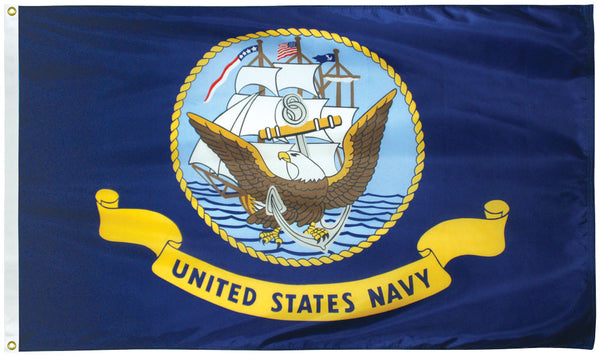  us navy nylon flag various sizes heavy duty