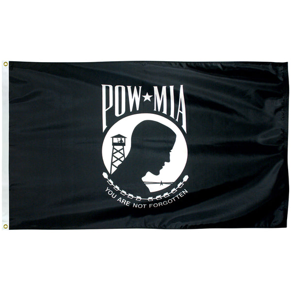  pow mia nylon flag various sizes heavy duty