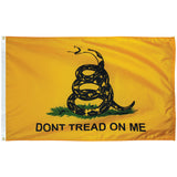 Gadsden Flag (Don't Tread On Me), Nylon, Various Sizes - Made in the USA