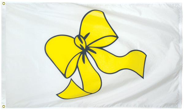  yellow ribbon nylon flag 3x5
